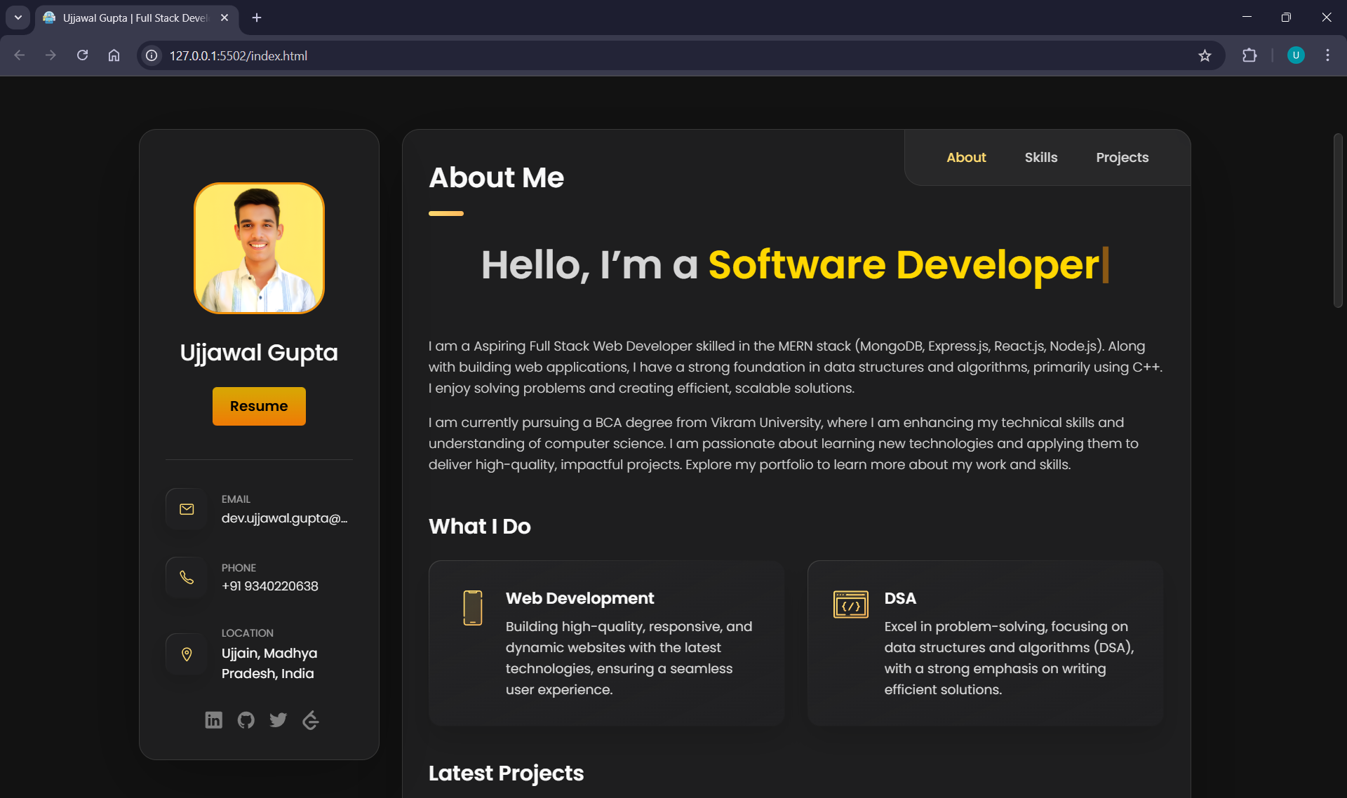Portfolio Project
